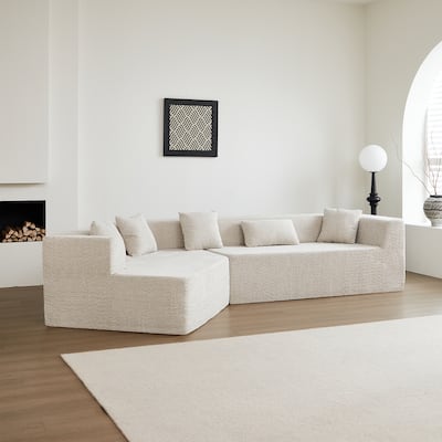 Modern Minimalist Sofa With Deep Seat