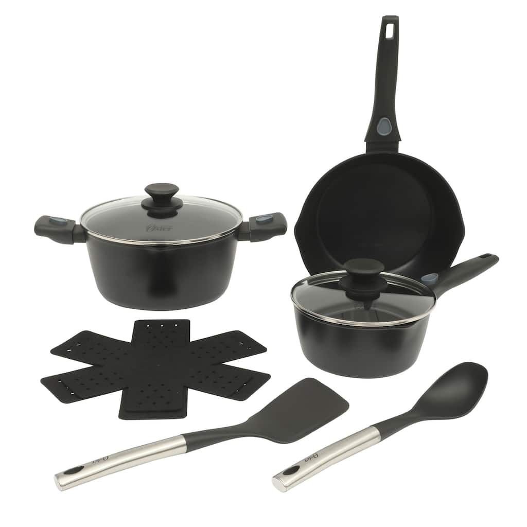 Oster SmartHandle Advance 13-Piece or 18-Piece Nonstick Cookware Set With Utensils & Pan Protectors