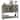 Coffee Bar Cabinet, Table Buffet Storage Cabinet with Wine Glass Rack
