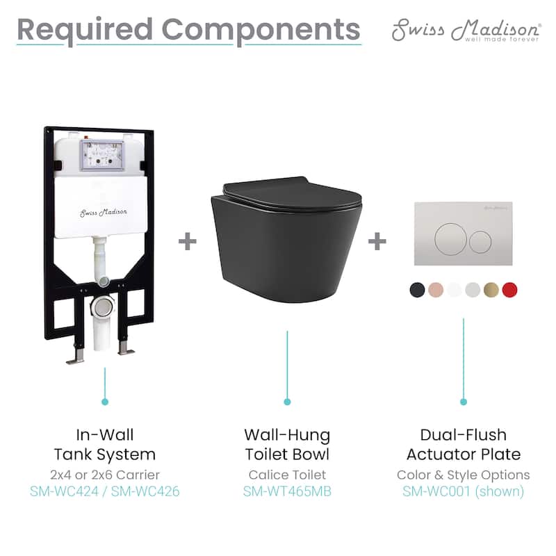 Calice Wall-Hung Round Toilet Bowl