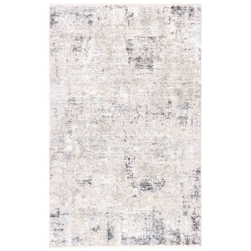SAFAVIEH Dream Nasiha Modern Abstract Viscose Rug - 2'6" x 4' - Grey/Green