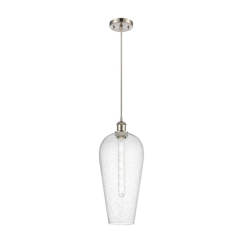 Innovations Lighting Endless Possibilities Ballston - Chelsea - 1 Light 8" Cord Hung Mini Pendant - Seedy/Brushed Satin Nickel