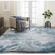 preview thumbnail 14 of 24, Nourison Hand-tufted Prismatic Abstract Contemporary Blue Grey Area Rug