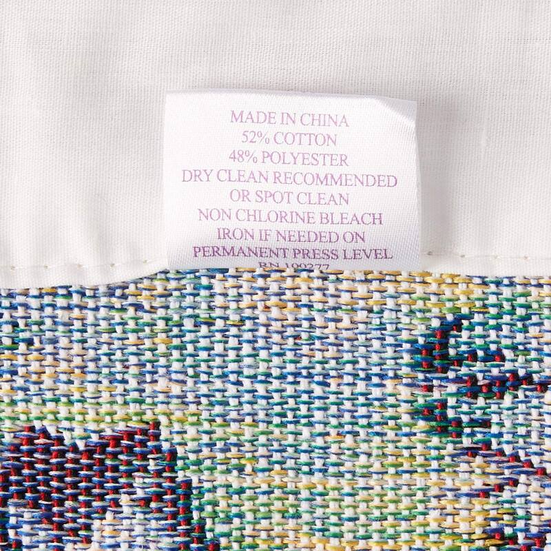 Violet Linen Fall Harvest Thanksgiving Autumn Leaves Pumpkins Tapestry, 60" x 15", Straight, Rod Pocket Curtain Valance