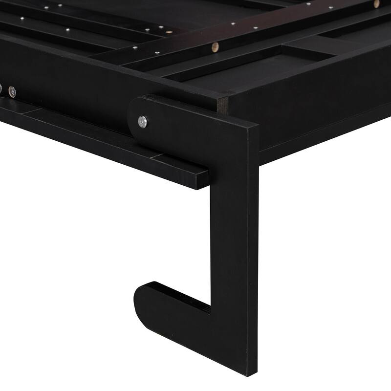 Modern Queen Murphy Bed with Sofa & Storage Shelves, Space-Saving Wall Bed with Integrated LED Lights