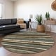 preview thumbnail 121 of 132, Premium Washable Super Soft Stripe Mayfield Rug Fudge - 8' x 8'