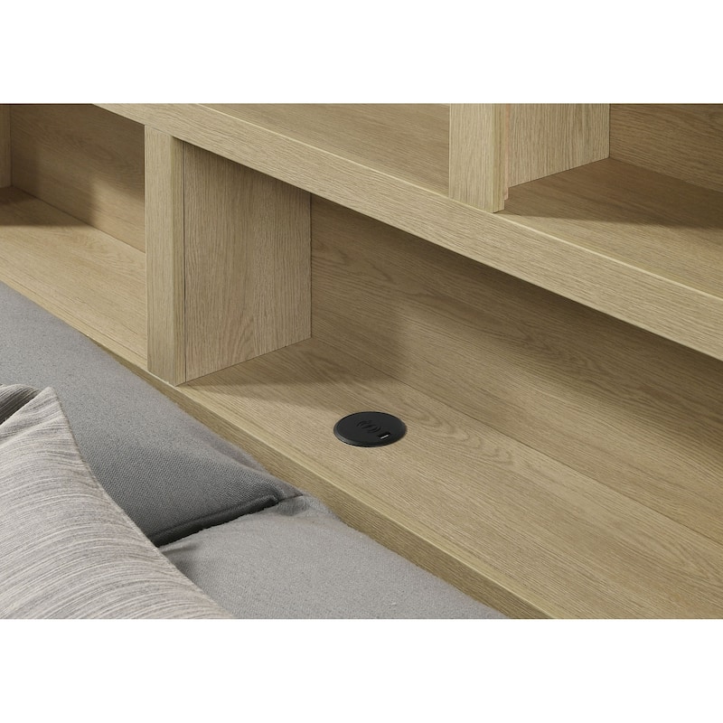 Hendricks Bedroom Set Light Oak