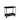 Hirsh 2-Tier Metal Utility Cart Storage Service Tool Trolley, Holds up to 400 lb, 30 x 16, Black - 6.100 X 18.500 X 33.070