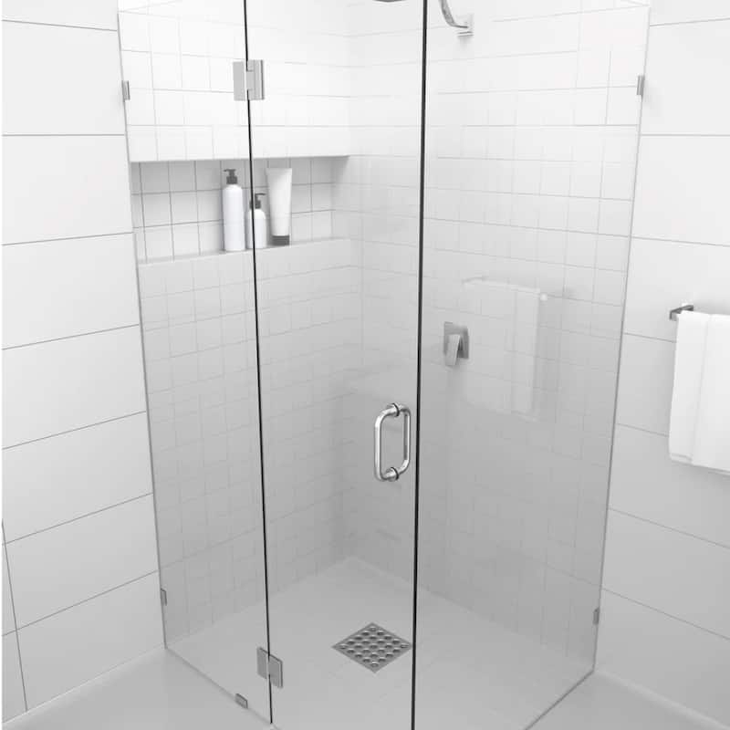 Glass Warehouse Frameless 90-degree Shower Enclosure