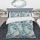 preview thumbnail 2 of 5, Designart 'Great Wave inspiration' Coastal Pattern Bedding Set - Duvet Cover & Shams