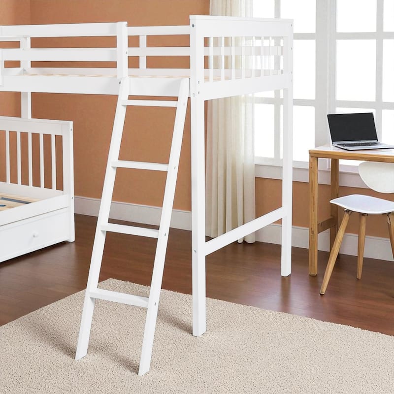 Twin Over Full L-Shaped Bunk Bed with Staircase, Storage Drawers and Shelves, Wood Frame for Kids or Teens