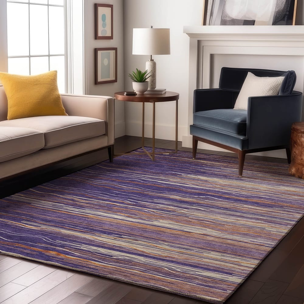 Premium Washable Super Soft Solid Landscape Mayfield Rug