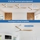 preview thumbnail 23 of 72, Sofucor 52''/60" Large Ceiling Fan without Lights, Remote Control and Reversible Motor Included, Smart Optinal
