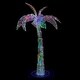 preview thumbnail 3 of 2, Seasonal LLC Prismatic Iridescent 75" Palm Tree, Iridescent