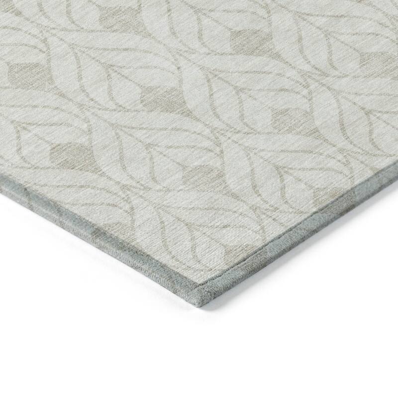 HomeRoots Geometric Transitional Rectangle Outdoor Rug