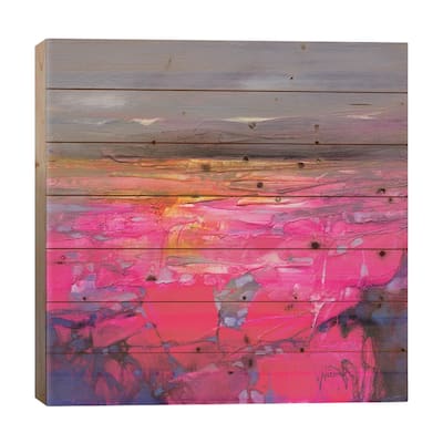 Fluid Study I Print On Wood by Scott Naismith - Multi-Color