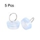 preview thumbnail 3 of 3, Rubber Sink Plug, 5pcs Clear Drain Stopper Fit 1-5/16" to 1-11/32" Drain