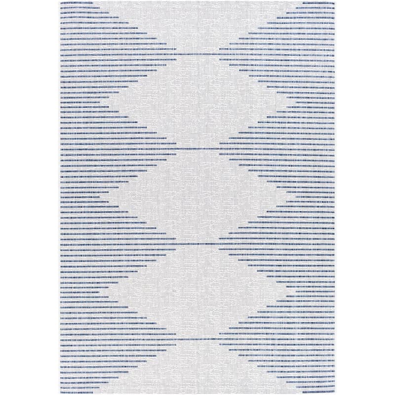 Livabliss Eagean Bohemian Diamond Outdoor Area Rug