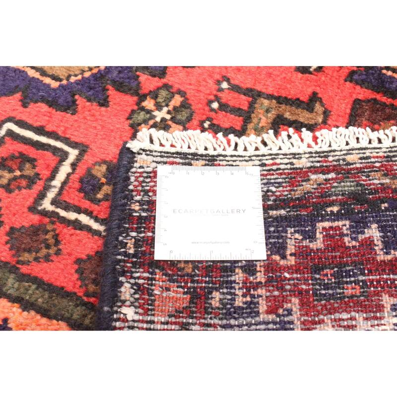 ECARPETGALLERY Hand-knotted Andelz Red Wool Rug - 4'7 x 7'2