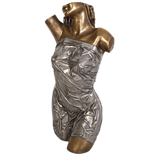 Design Toscano Skulptur 'La Femme' – 53,5 Cm Hoch, Aus Eisen, Auf Marmorsockel