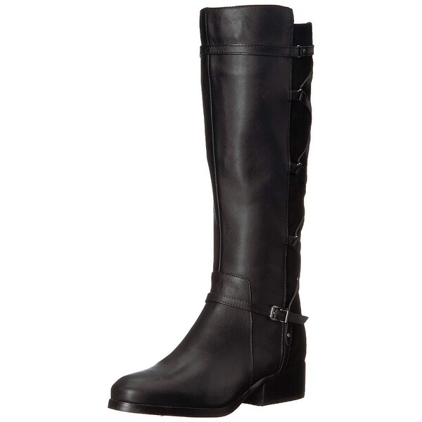 Size 11.0 Black ADRIENNE VITTADINI Womens Mickey Closed Toe Knee High Fashion