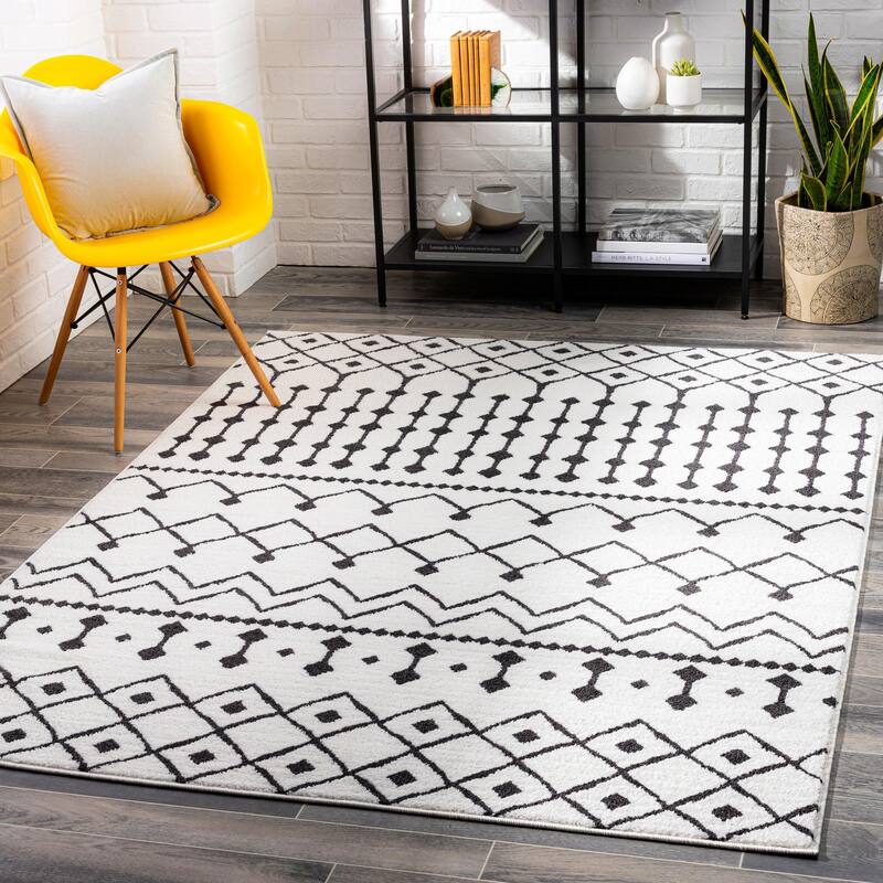 Livabliss Salcedo Bohemian Textural Plush Area Rug