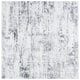 SAFAVIEH Amelia Modern Abstract Rug - 6'7" x 6'7" Square - Ivory/Grey