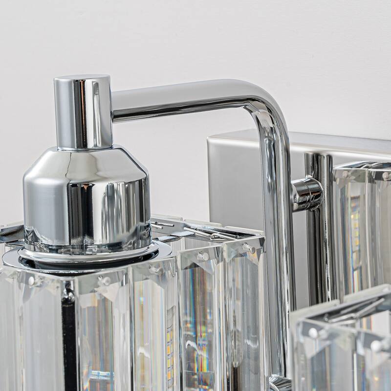 Modern 3/4/5-lights Crystal Bathroom Light Fixtures