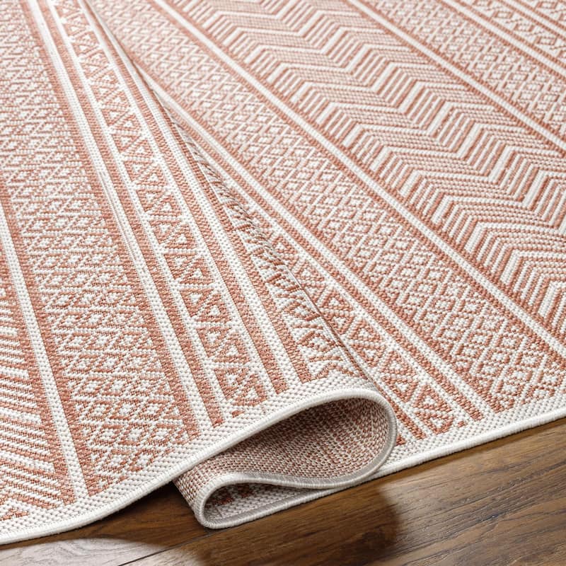 Livabliss Cintia Indoor/ Outdoor Bohemian Stripe Area Rug