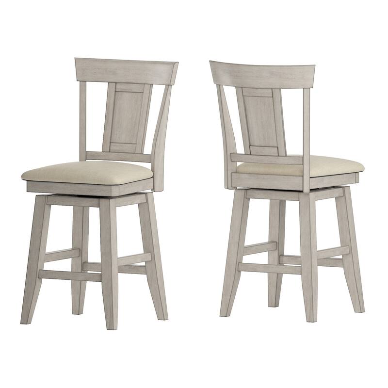 Eleanor Panel Back Wood Swivel Chair by iNSPIRE Q Classic