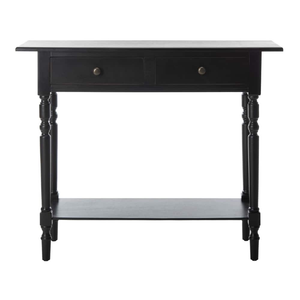SAFAVIEH Arvilla Grey 2-Drawer Console Table - 37.8" x 13" x 31.9" - 38Wx13Dx32H