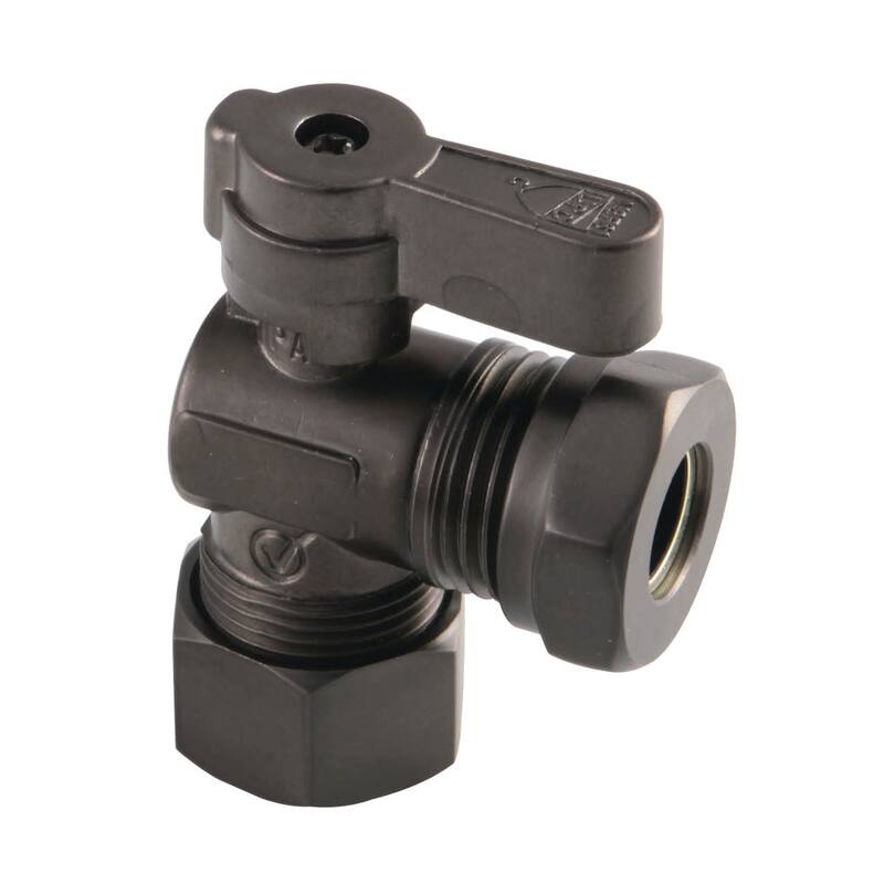 Kingston Brass Angle Shut Off Valve - Oil Rubbed Bronze