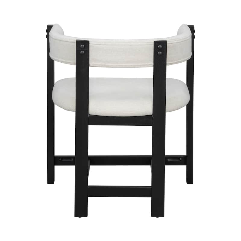 Christopher Knight Home - Bennett Elegant Barrel-Back Dining Armchair Set of 2