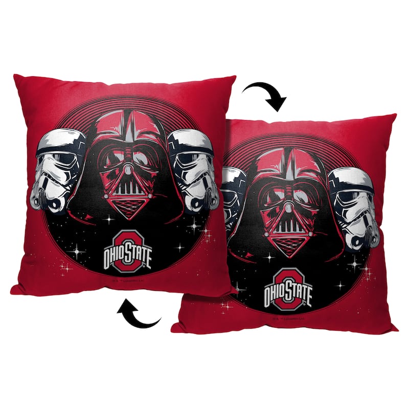 NCAA Star Wars Cobranding Recruit 18 Inch Throw Pillow
