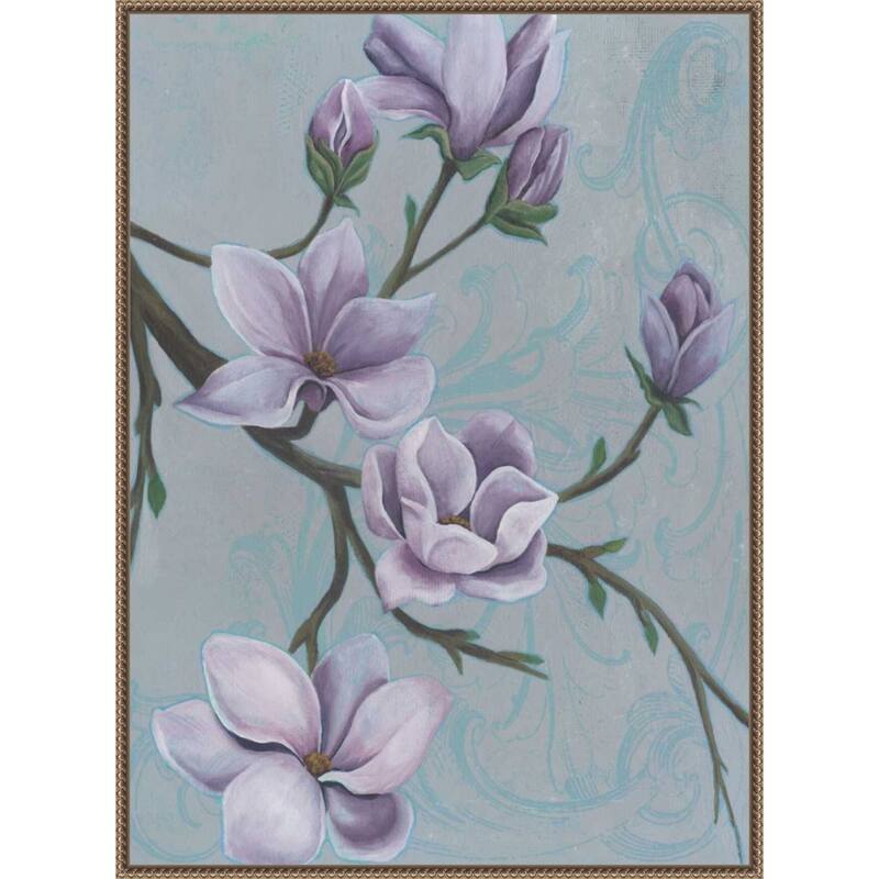 Branches of Magnolia No. 2 by Grace Popp Framed Canvas Wall Art Print