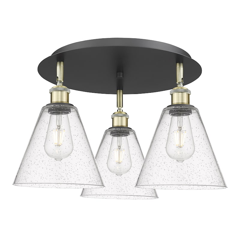 Innovations Lighting Berkshire - 3 Light 20" Flush Mount