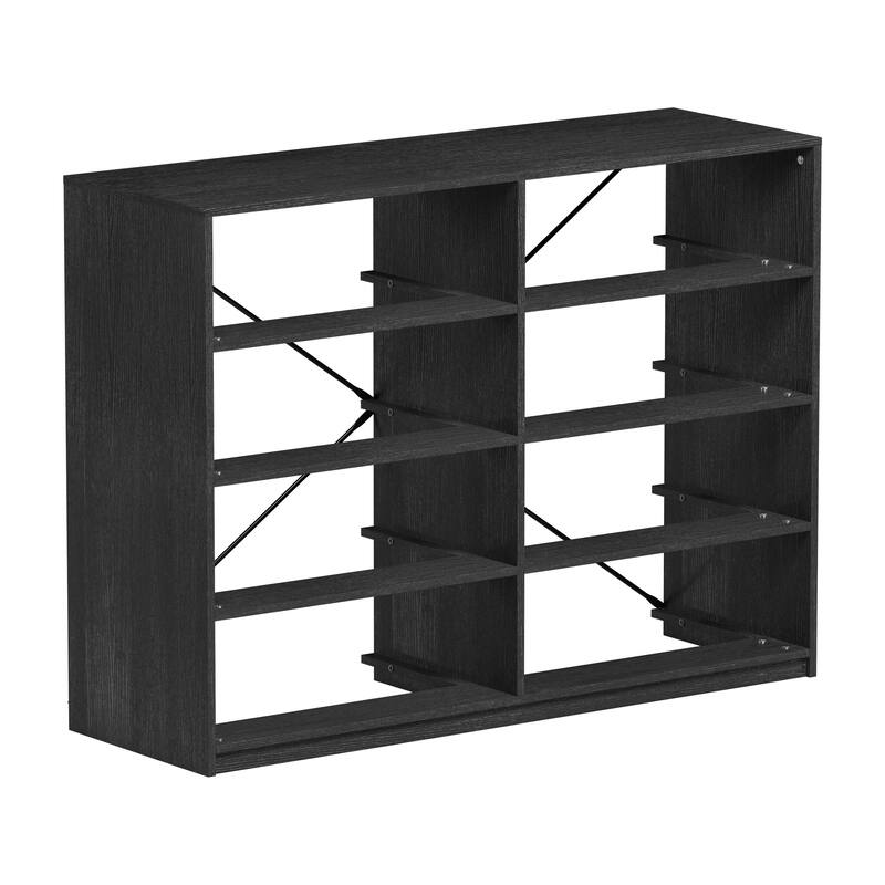 Modern Minimalist 8-Drawer Dresser with Large Fabric Drawers