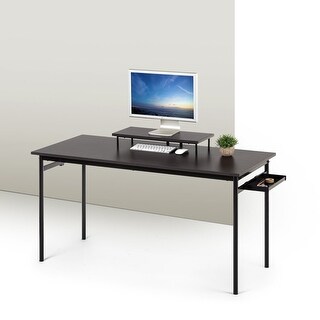 Computer Bath Desk Computer Desk Espresso, Medium - Bed Bath & Beyond - 38121341