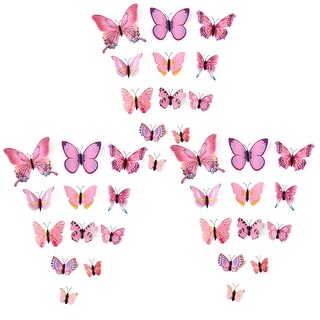 Shop 36pcs 3d Butterfly Wall Stickers Decal Stickers For Room