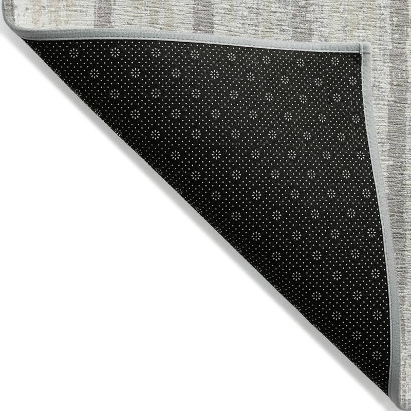HomeRoots Striped Transitional Rectangle Outdoor Rug