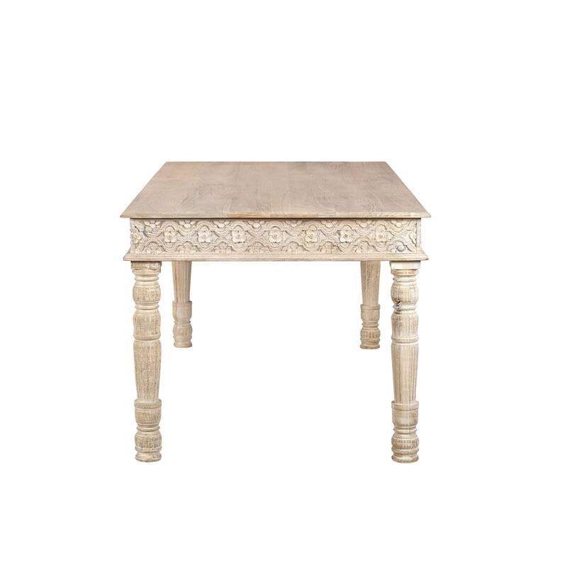 Milton Carved Solid Wood Dining Set