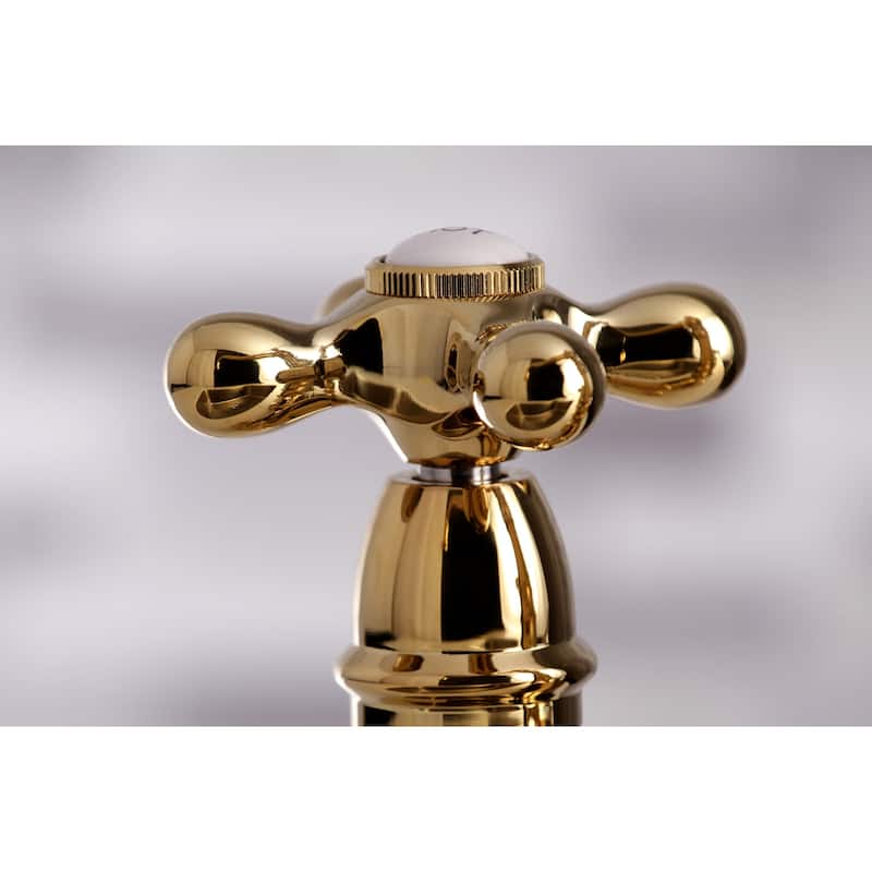 English Country Bridge Kitchen Faucet with Sprayer in Matte Black