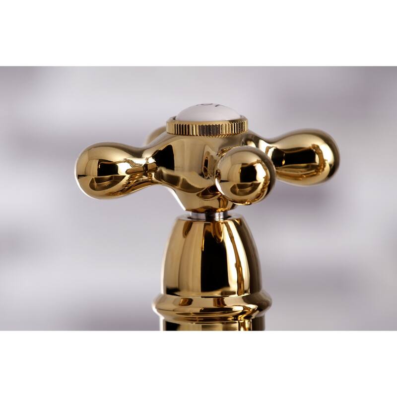 Kingston Brass English Country Bridge Kitchen Faucet with Sprayer