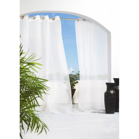 Escape Indoor/Outdoor Grommet Curtain Voile - Pair
