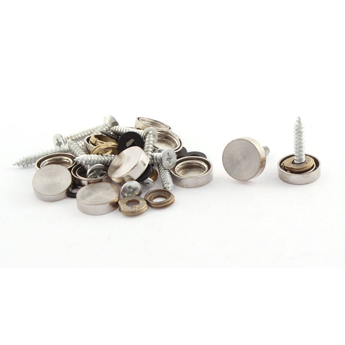 Shop 12 Pcs 14mm Dia Advertising Glass Tea Table Decorative Screw