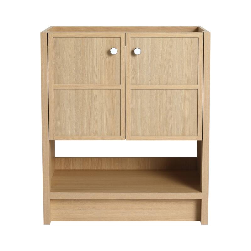 GDFStudio - Roserise Modern Freestanding Bathroom Vanity Cabinet with 2-Soft Closing Doors, Sink NOT INCLUDED - 30"