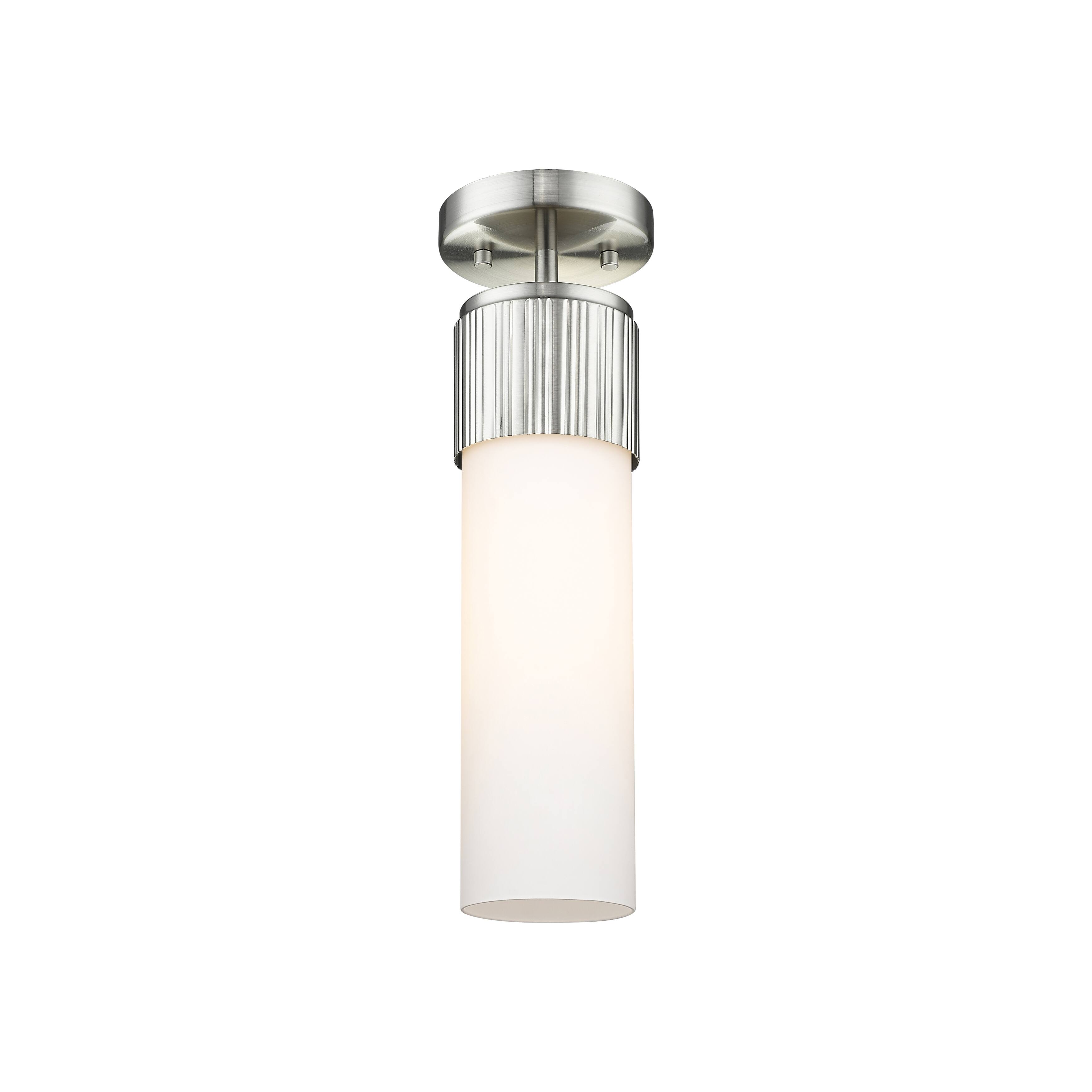 Option Satin Nickel / Matte White