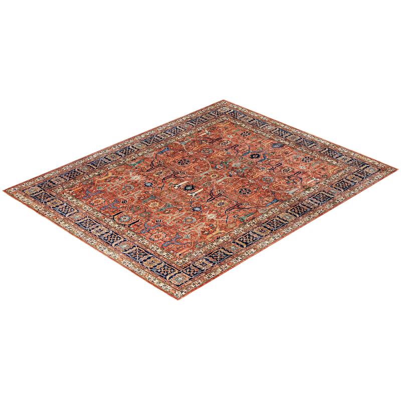 Serapi One-of-a-Kind Hand-Knotted Area Rug - Red - 7' 10" x 9' 9"