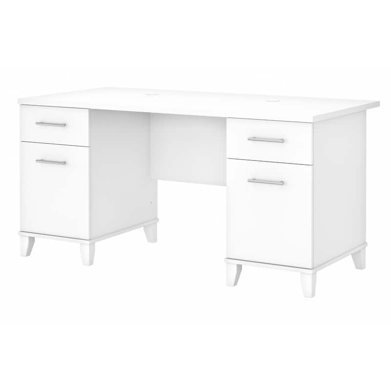 Bush Furniture Somerset 60W Office Computer Desk with Drawers