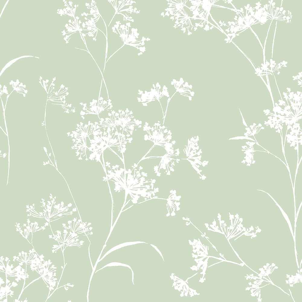 Luxe Haven Floral Mist Peel and Stick Wallpaper